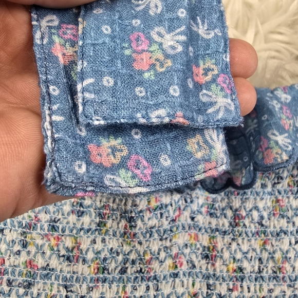 Loveshackfancy Aya Mini Dress Blue Large - Picture 15 of 16